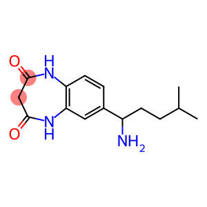 7-(1-amino-4-methylpentyl)-2,3,4,5-tetrahydro-1H-1,5-benzodiazepine-2,4-dione