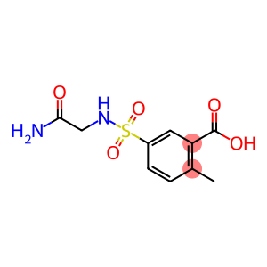 5-{[(2-amino-2-oxoethyl)amino]sulfonyl}-2-methylbenzoic acid