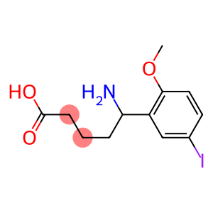 5-amino-5-(5-iodo-2-methoxyphenyl)pentanoic acid