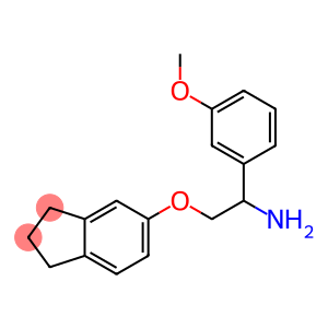 5-[2-amino-2-(3-methoxyphenyl)ethoxy]-2,3-dihydro-1H-indene