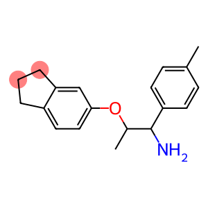 5-{[1-amino-1-(4-methylphenyl)propan-2-yl]oxy}-2,3-dihydro-1H-indene