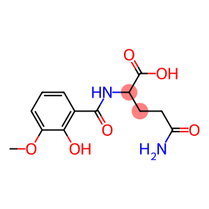 5-amino-2-[(2-hydroxy-3-methoxybenzoyl)amino]-5-oxopentanoic acid