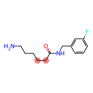 6-amino-N-[(3-fluorophenyl)methyl]hexanamide