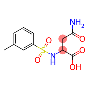 4-amino-2-{[(3-methylphenyl)sulfonyl]amino}-4-oxobutanoic acid