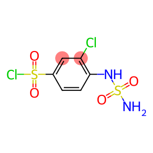 4-[(aminosulfonyl)amino]-3-chlorobenzenesulfonyl chloride