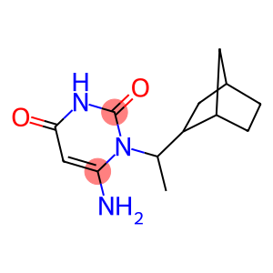 6-amino-1-(1-{bicyclo[2.2.1]heptan-2-yl}ethyl)-1,2,3,4-tetrahydropyrimidine-2,4-dione