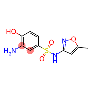 3-amino-4-hydroxy-N-(5-methyl-1,2-oxazol-3-yl)benzene-1-sulfonamide