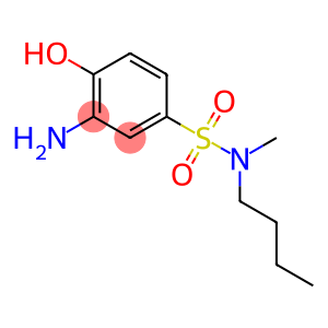 3-amino-N-butyl-4-hydroxy-N-methylbenzene-1-sulfonamide