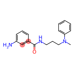 3-amino-N-{3-[methyl(phenyl)amino]propyl}benzamide