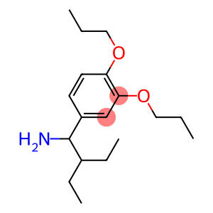 4-(1-amino-2-ethylbutyl)-1,2-dipropoxybenzene