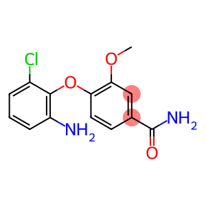 4-(2-amino-6-chlorophenoxy)-3-methoxybenzamide