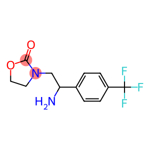 3-{2-amino-2-[4-(trifluoromethyl)phenyl]ethyl}-1,3-oxazolidin-2-one