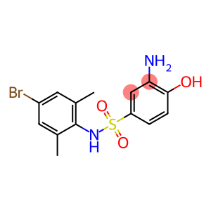 3-amino-N-(4-bromo-2,6-dimethylphenyl)-4-hydroxybenzene-1-sulfonamide