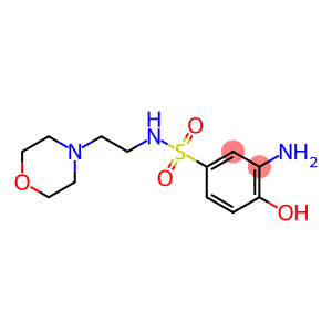 3-amino-4-hydroxy-N-[2-(morpholin-4-yl)ethyl]benzene-1-sulfonamide