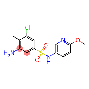 3-amino-5-chloro-N-(6-methoxypyridin-3-yl)-4-methylbenzene-1-sulfonamide