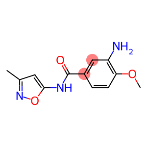 3-amino-4-methoxy-N-(3-methyl-1,2-oxazol-5-yl)benzamide