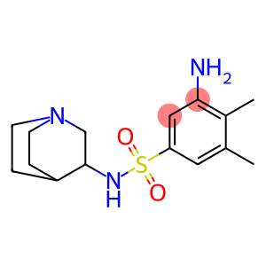 3-amino-N-{1-azabicyclo[2.2.2]octan-3-yl}-4,5-dimethylbenzene-1-sulfonamide