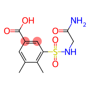 3-{[(2-amino-2-oxoethyl)amino]sulfonyl}-4,5-dimethylbenzoic acid