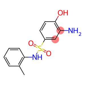 3-amino-4-hydroxy-N-(2-methylphenyl)benzene-1-sulfonamide