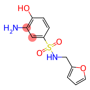 3-amino-N-(furan-2-ylmethyl)-4-hydroxybenzene-1-sulfonamide