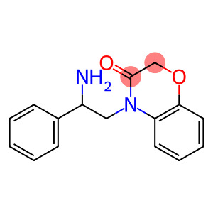 4-(2-amino-2-phenylethyl)-3,4-dihydro-2H-1,4-benzoxazin-3-one