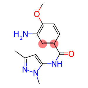 3-amino-N-(1,3-dimethyl-1H-pyrazol-5-yl)-4-methoxybenzamide