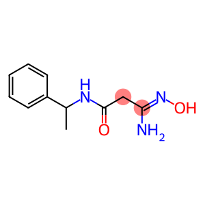 3-amino-3-(hydroxyimino)-N-(1-phenylethyl)propanamide