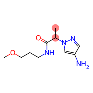 2-(4-amino-1H-pyrazol-1-yl)-N-(3-methoxypropyl)propanamide