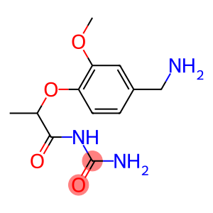 {2-[4-(aminomethyl)-2-methoxyphenoxy]propanoyl}urea