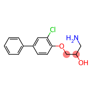 1-amino-3-[(3-chloro-1,1'-biphenyl-4-yl)oxy]propan-2-ol