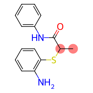 2-[(2-aminophenyl)sulfanyl]-N-phenylpropanamide