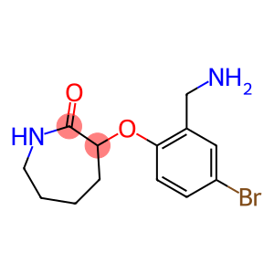 3-[2-(aminomethyl)-4-bromophenoxy]azepan-2-one