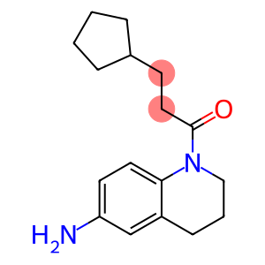 1-(6-amino-1,2,3,4-tetrahydroquinolin-1-yl)-3-cyclopentylpropan-1-one