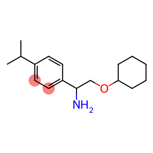 1-[1-amino-2-(cyclohexyloxy)ethyl]-4-(propan-2-yl)benzene