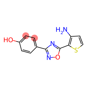 4-[5-(3-aminothiophen-2-yl)-1,2,4-oxadiazol-3-yl]phenol