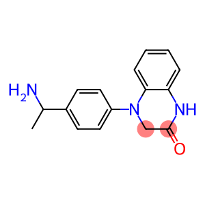 4-[4-(1-aminoethyl)phenyl]-1,2,3,4-tetrahydroquinoxalin-2-one