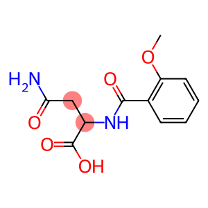 4-amino-2-[(2-methoxybenzoyl)amino]-4-oxobutanoic acid