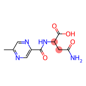 4-amino-2-{[(5-methylpyrazin-2-yl)carbonyl]amino}-4-oxobutanoic acid