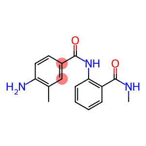 4-amino-3-methyl-N-{2-[(methylamino)carbonyl]phenyl}benzamide