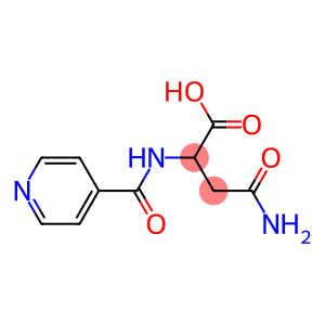 4-amino-2-(isonicotinoylamino)-4-oxobutanoic acid