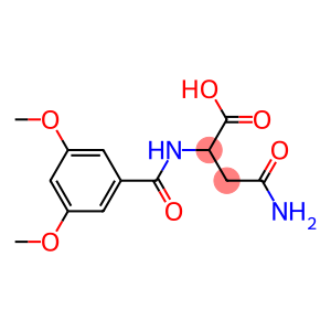 4-amino-2-[(3,5-dimethoxybenzoyl)amino]-4-oxobutanoic acid