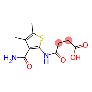 4-{[3-(aminocarbonyl)-4,5-dimethyl-2-thienyl]amino}-4-oxobutanoic acid