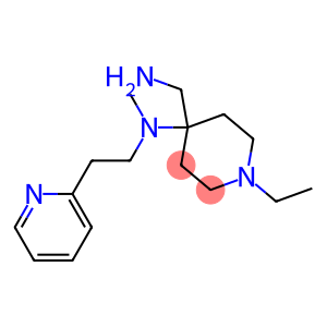 4-(aminomethyl)-1-ethyl-N-methyl-N-[2-(pyridin-2-yl)ethyl]piperidin-4-amine