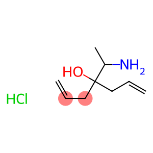 4-(1-aminoethyl)-1,6-heptadien-4-ol hydrochloride