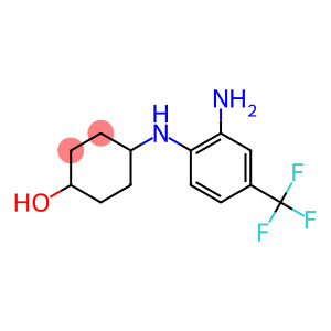 4-{[2-amino-4-(trifluoromethyl)phenyl]amino}cyclohexan-1-ol