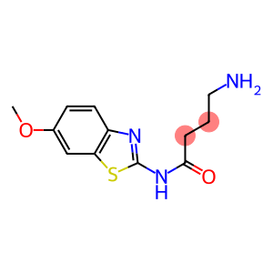 4-amino-N-(6-methoxy-1,3-benzothiazol-2-yl)butanamide