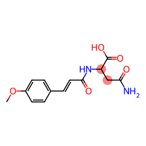 4-amino-2-{[(2E)-3-(4-methoxyphenyl)prop-2-enoyl]amino}-4-oxobutanoic acid