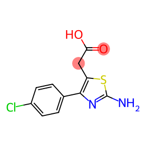 [2-Amino-4-(4-chloro-phenyl)-thiazol-5-yl]-acetic acid