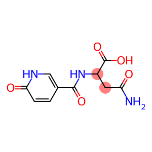 4-amino-4-oxo-2-{[(6-oxo-1,6-dihydropyridin-3-yl)carbonyl]amino}butanoic acid