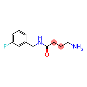 4-amino-N-[(3-fluorophenyl)methyl]butanamide